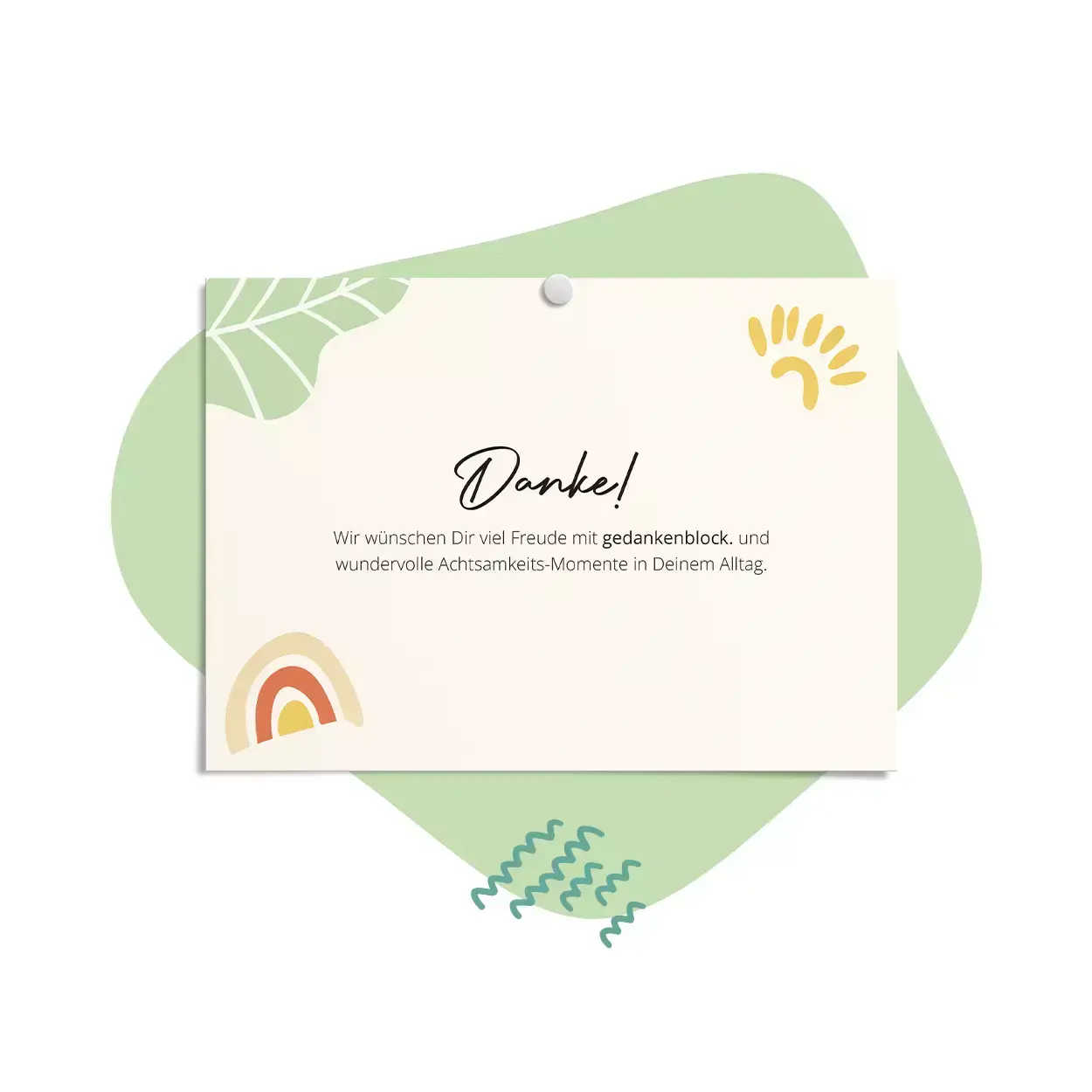 gedankenblock. - Notizblock »Planner« (DIN A5) - Zeitplan und Affirmation 7