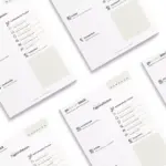 gedankenblock. - Notizblock »Reflection« (DIN A5) - Vorteilspaket 6
