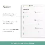 gedankenblock. - Notizblock »Time Blocking« (DIN A4) - Vorteilspaket 3