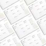gedankenblock. - Notizblock »Time Blocking« (DIN A4) - Zeitplan und Tageszielen 7